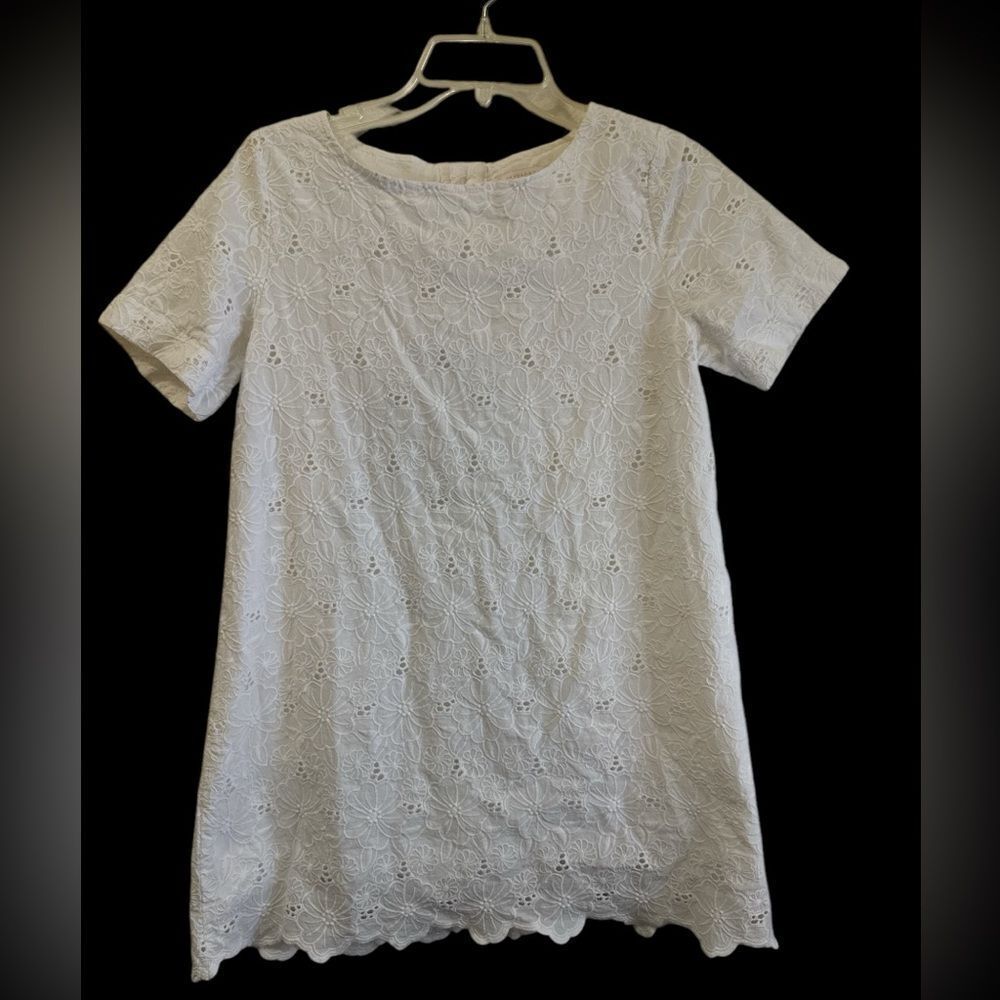 Elegant White Lace Women's Dress